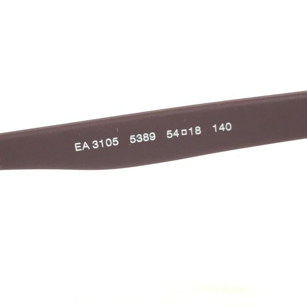 Emporio Armani Eyeglasses Frames EA3105 5389 Purple Horn Cat Eye 54-18-140
